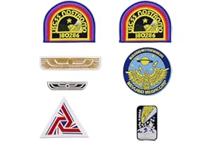 ROCKAPATCH USCSS Nostromo Crew Ripley Embroidered Iron On Patches Halloween Costume Emblems