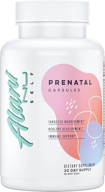 Amazon Com Alani Nu Prenatal Vitamin Daily Supplement For Health And Immune System Support 30 Servings Health Personal Care
