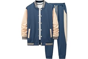 DONYKARRY Men's Tracksuits Sweatsuits For Men Summer Suits 2 Piece Lightweight Casual Athletic Sports Jogging Sets