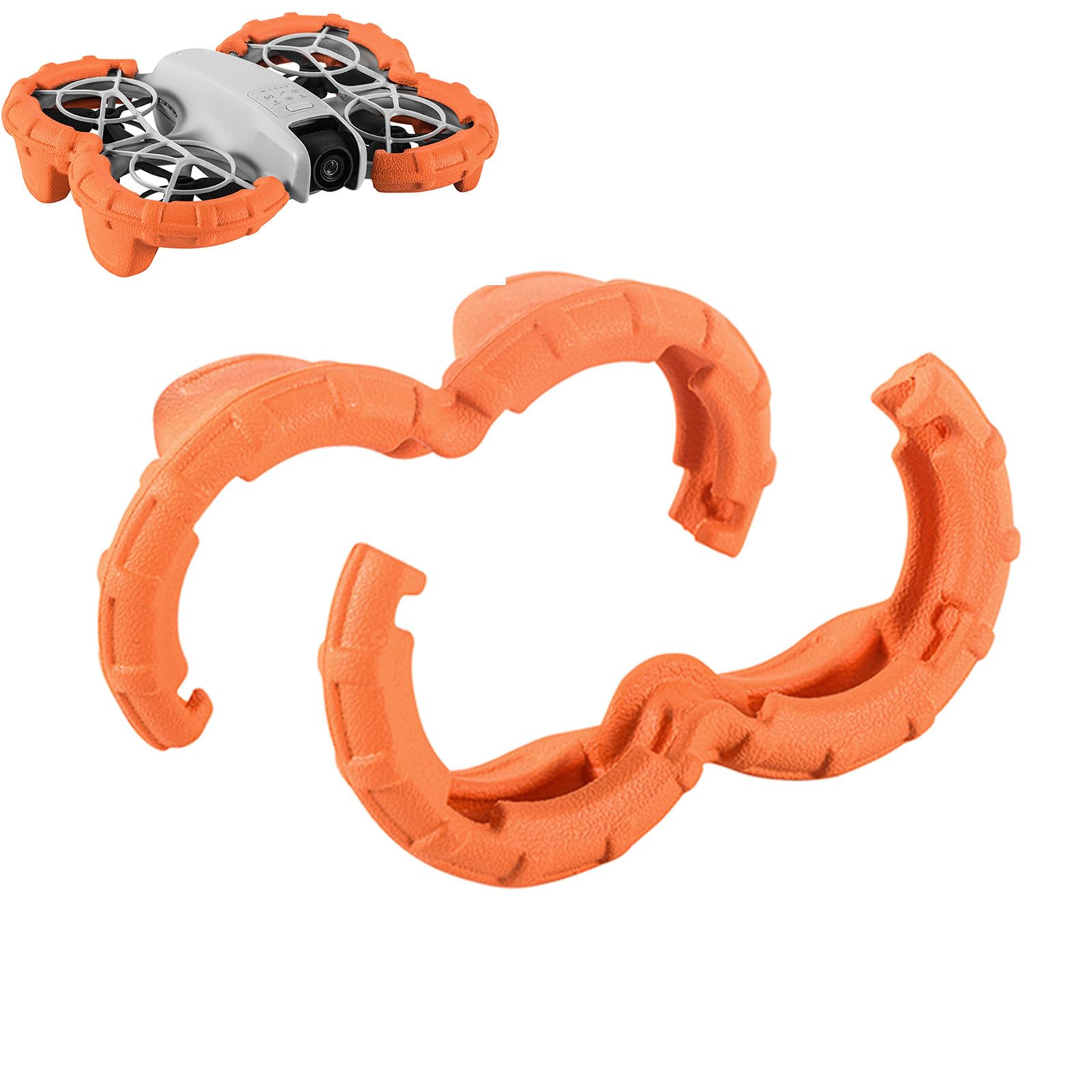 LICHIFIT Drone Propeller Guard Buoyancy Anti-collision Covers for DJI NEO Propellers Protector Blades Bumper Rings Protective Covers EVA Skin