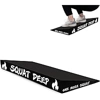WINBOX Slant Board for Weightlifting and Calf Stretching - Non-Slip Heel Elevated Squat Wedge Block