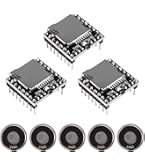 KOOBOOK 2Pcs MP3 Voice Playback Module - SD/TF Card Trigger Player Board For Arduino Projects