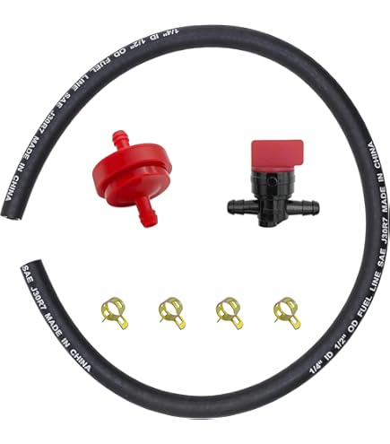 Amazon.com : Exmark 109-0296 Fuel Hose Lazer Z Quest AS Metro