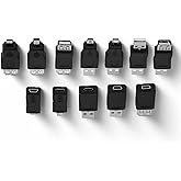 Zerone USB OTG Micro Mini USB 2.0 Stecker auf Buchse Adapter, mehrere F/M USB-Koppler, Stecker-Set, unterstützt Datenübertrag