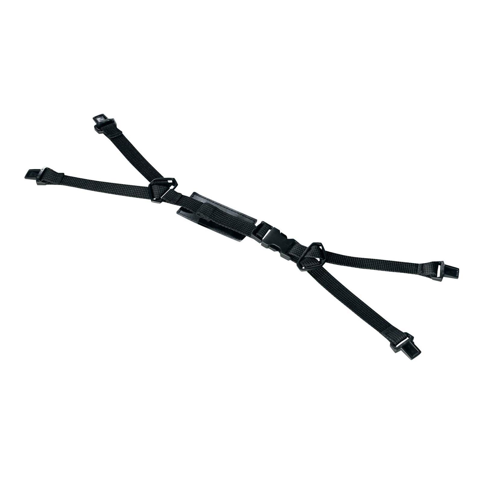 uvex Fork Chin Strap for pheos Protective Helmets, Chin Strap Made of Textile and Plastic, Adjustable Length, Push Button Closure