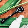 Beard-Growth-Roller-540-05MM-Titanium-Needles-Derma-Roller-for-Men-Matte-Black-Beard-Roller-Stimulate-Beard-and-Hair-Growth-Microneedle-Roller Beard Growth Roller/Derma Roller for Men/Microneedle Roller /540 0.5MM Titanium Needles (0.5mm)