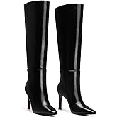 CELLENZ Womens Knee High Boots: 3.54 In Stiletto Heel, Wide Calf Tall Boots, 2025 Fall Fashion Trendy Heel Boot for Party, Night out, Date, Dancing