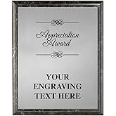 Crown Awards Corporate Appreciation Plaques - 6 x 8 Appreciation Award Etched Recognition Trophy Plaque Award Prime