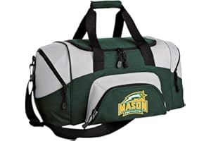 BROAD BAY SMALL George Mason Duffle Bag George Mason University Gym Bag Official GMU Merchandise