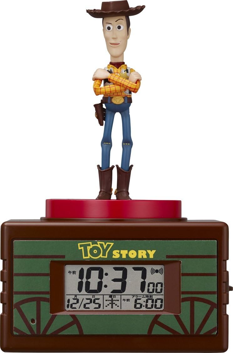 Amazon Co Jp リズム時計 Toy Story 音声 アクション目覚まし時計 8rda70mc06 ホーム キッチン