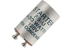 INDUSTRIAL PERFORMANCE Starter FS-U, 120 Volt, 2 Pin Base, 4-30 Watt Use with Condenser