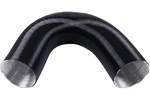 ZTUOAUMA 76mm 3'' ID Preheater Air Inlet Hose Intake Duct Pipe Compatible With Eberspacher Webasto 2KW to 6KW Universal for Diesel Heaters 80cm 31.5'' Length Flexible Adjustable