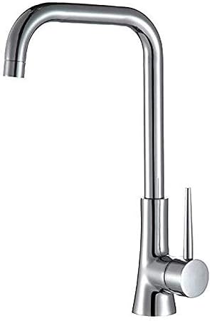 Chrom-Edelstahl mit massivem Messing Moderne kommerzielle Single Hole