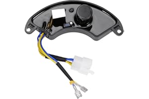 Saihisday AVR Voltage Regulator Replacement for Generator 5KW 6KW 6.5KW 7KW 7.5KW 8KW 8.5KW Halfmoon Style
