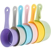 Smithcraft Measuring Cups Set 6, Colorful Plastic Measuring Cup Set, Big Size Metric &amp; US Measure Cups, Cute Dry Measurement Cups for Kitchen &amp; Baking, Cooking Measure Cup with 3/4 &amp; 2 Cup