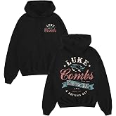 Luke Combs Getting Old Spellout Hoodie, Black