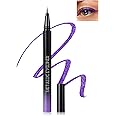Metallic Purple Glitter Liquid Eyeliner, Diamond Shimmer Waterproof Eyeliner, Sparkle Colored Eyeliner Pen Long-Lasting, Ultra-Fine Tip Smudge-Proof, Quick-Drying, High Pigmented Delineador De Ojos-02