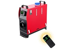 KYBOLT 8KW 12V All-in-One Diesel Air Heater, Portable Diesel Heater with LCD Display & Remote Control, 5L Tank Capacity, Ideal for Vehicles, RVs, Trucks, Boats, Buses, and Motorhomes