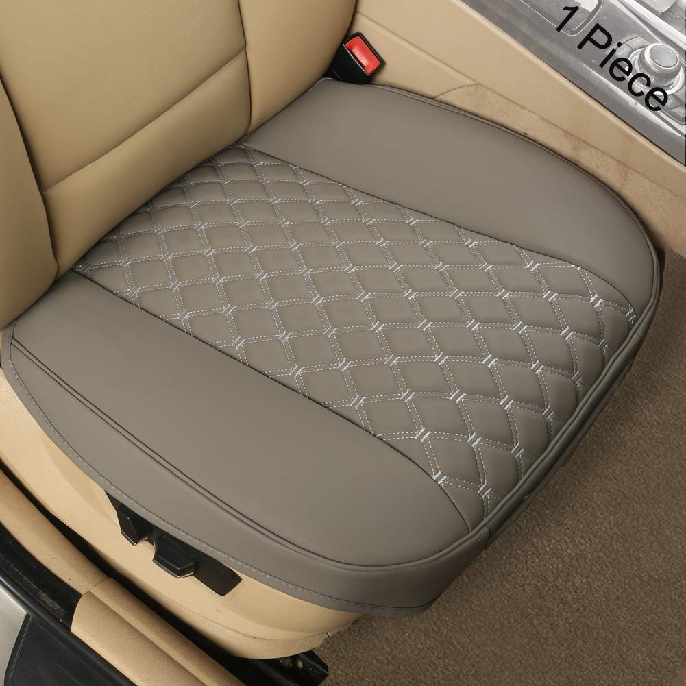 BLACK PANTHER Car Seat Cover PU Leather,Full Wrapping Edge,Protector