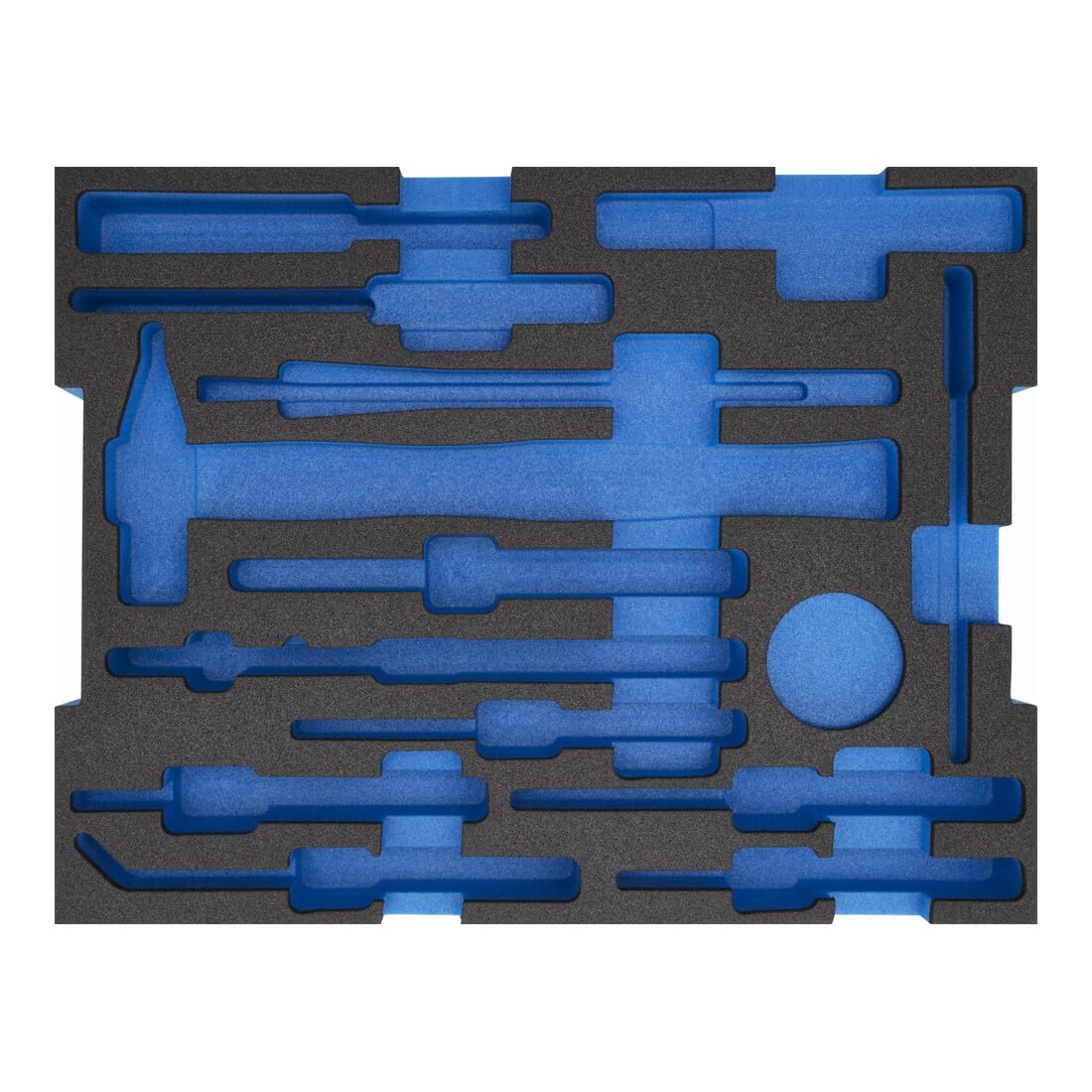 Gedore ei-1100 – 02 goma-espuma Insert 2/2 L-Boxx 136, Vacuum