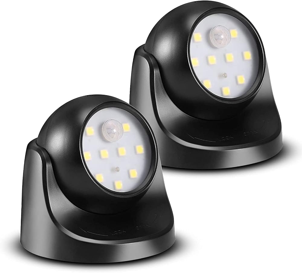 Proxinova LED Security Lights Motion Sensor PIR 150 Lumens 2 Pack
