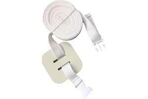 Fokmuaex 1pcs Secure Locking Straps for Crib and Bed Rails, Adjustable Anti-Slip Safety Straps for Stable Crib Positioning, P