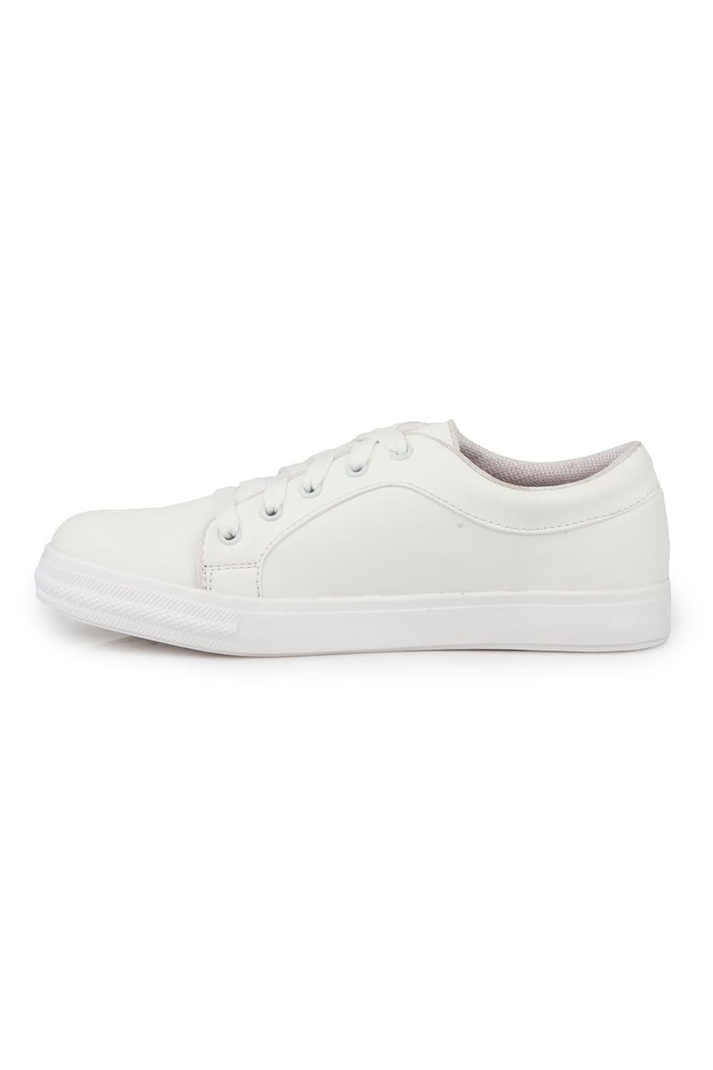 skywalk lace up zipper casual white sneakers