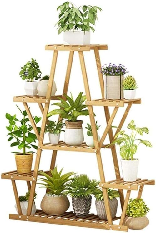 ANXWA Planta De Flores Soporte De Planta De Madera - Soporte De ...