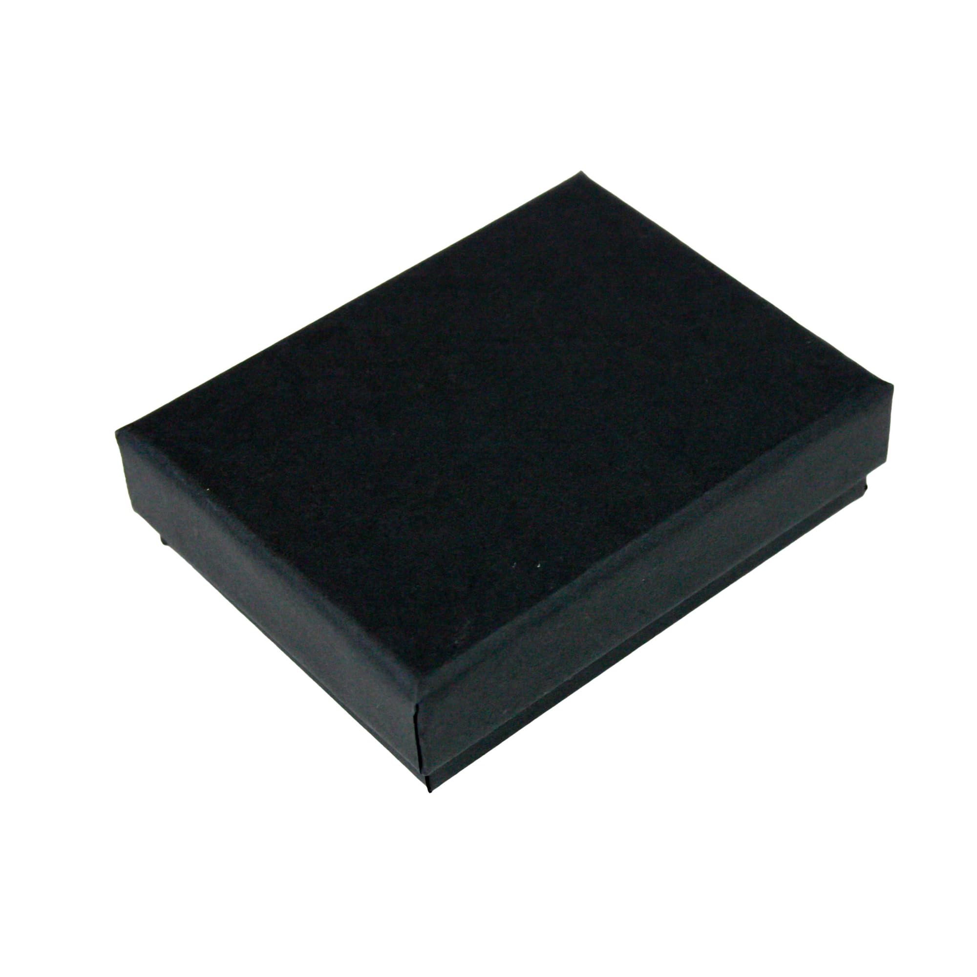 Emartbuy Set of 48 Black Cardboard Jewellery Pendant Boxes, Ring Boxes, Gift Box for Anniversaries, Weddings, Birthdays Size - 9 cm x 7 cm x 2.5 cm โ image 1