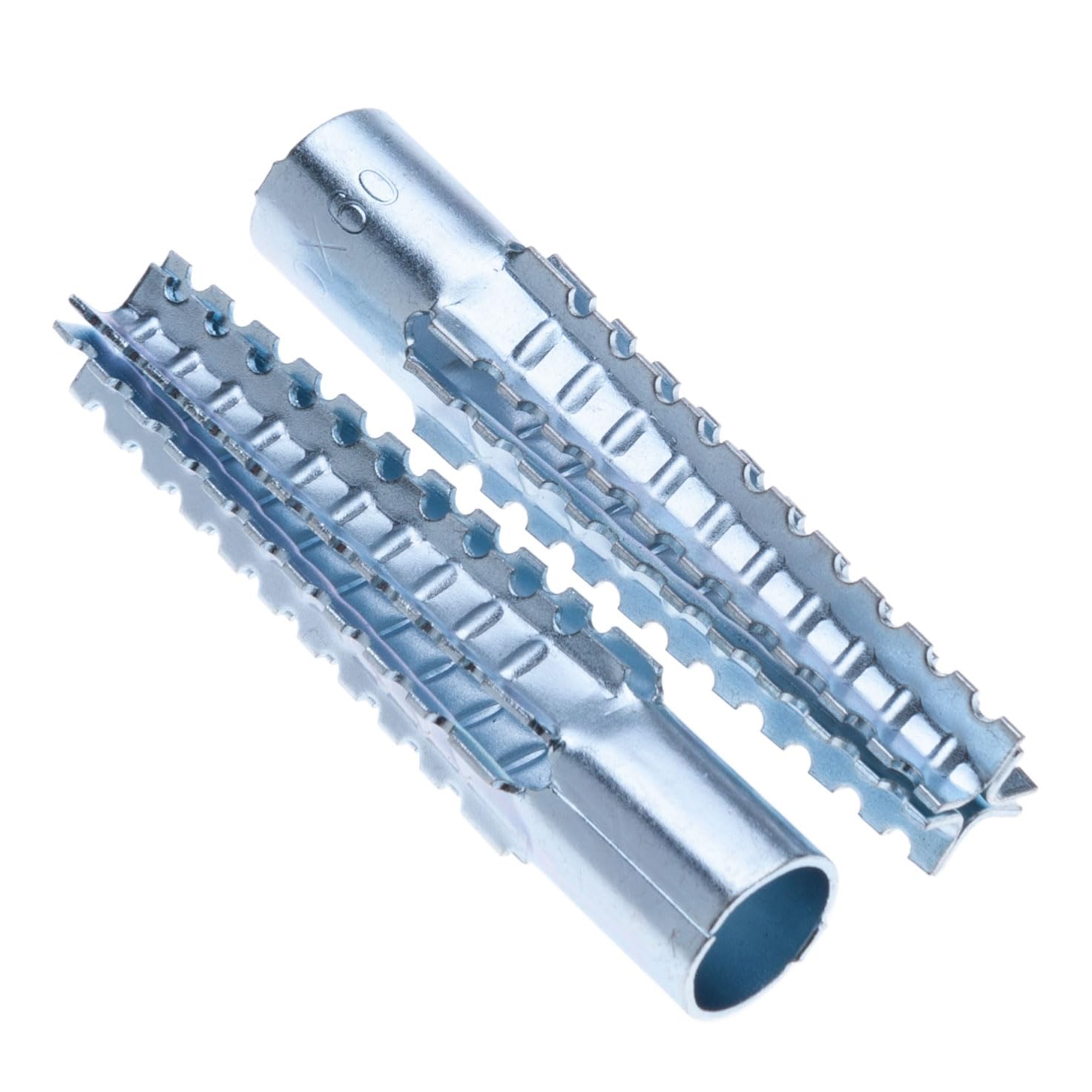 Universal Metal Anchor 6 mm x 32 mm Zinc Plated for Cellular Concrete Expanded Clay Block Utilised as Expansion Element Combined with Screw-in Expansion pin KMG Screw-in Hooks Pack of 10 pcs