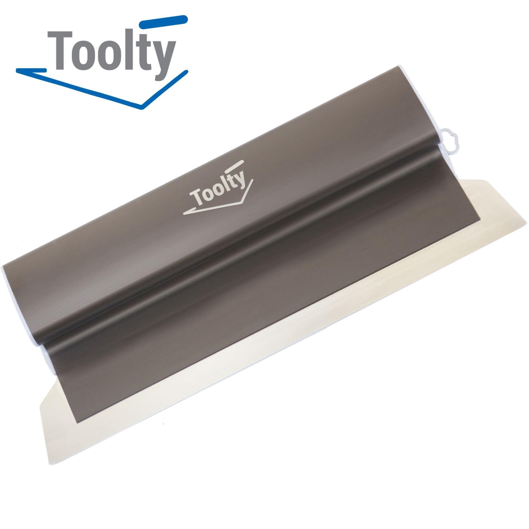 Toolty Aluminium Body Plastering Skimming Finishing Rule Spatula Trowel Speed Skim with Interchangeable Stainless Steel Blade (600mm) TLTY-4816