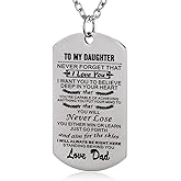FAYERXL Christian Scripture Religious Dog Tag Necklace,Catholic Bible Verse Baptism Confirmation Sacrament Gifts