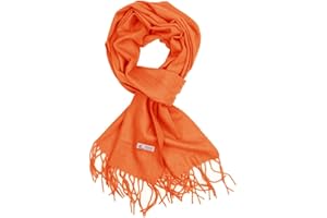 TZ Promise Plain Solid Color Cashmere Feel Classic Soft Luxurious Winter Scarf For Men Women