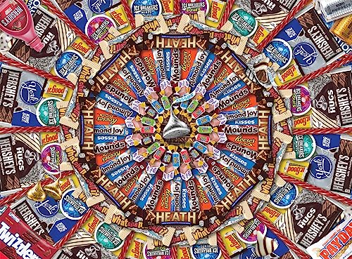 Buffalo Games - Hershey - Collage Radial - Rompecabezas de 1000 Piezas