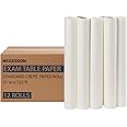 McKesson Medical Exam Table Paper Rolls [12 Rolls] – 21 in x 125 ft White Standard Smooth Disposable Bed Cover for Doctor, Sp
