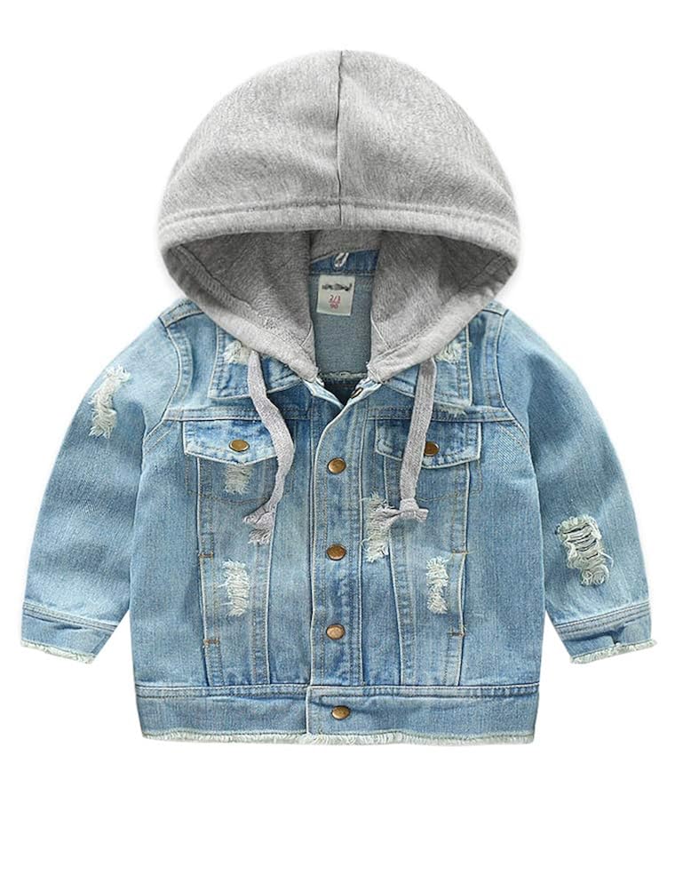 baby boy jean jacket outfit