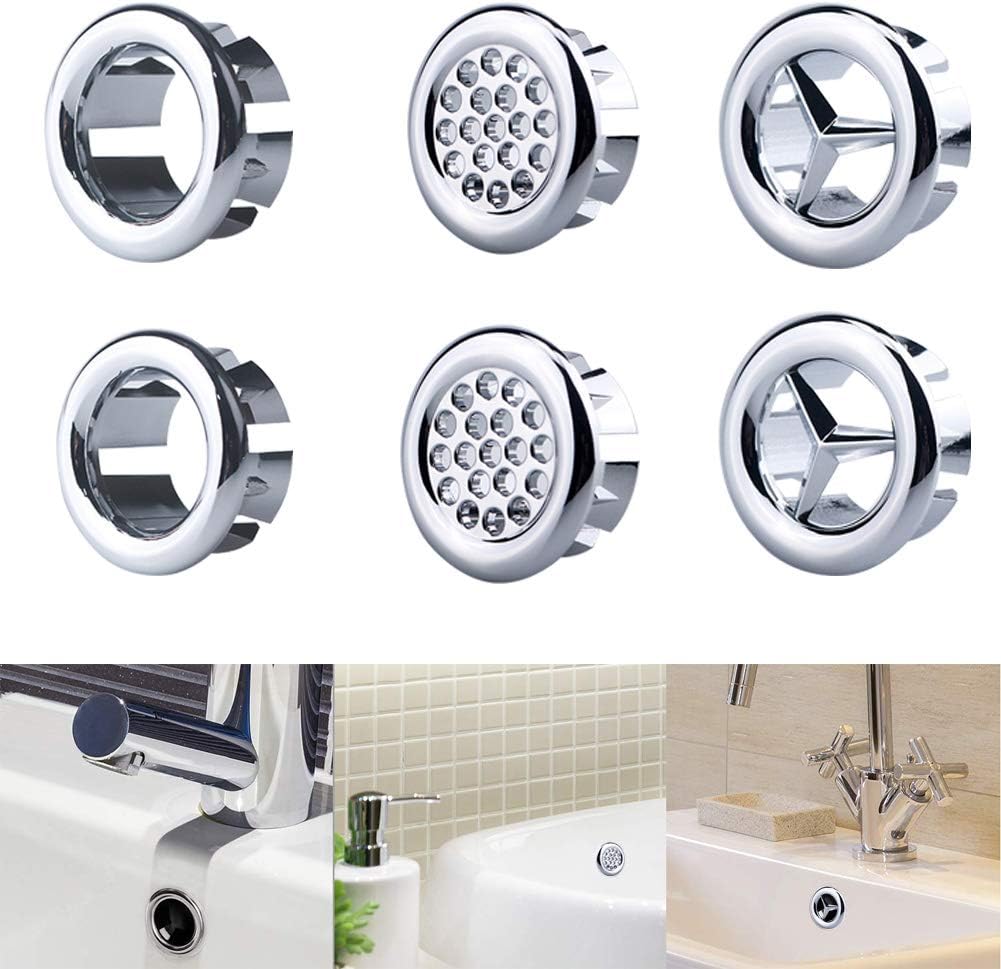 SuperMore Vanity Sink Overflow Cover Brass Basin Sink Ceramic Bathroom