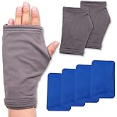 Wrist Hot and Cold Therapy Gloves, Compression Ice Gloves for Hand Arthritis, Ice Hot Therapy Pain Relief Gloves, Microwavable and Freezing, Arthritis, Hand Injuries, and Carpal Tunnel Syndrome