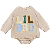 Twopumpkin Baby Toddler Girl Boy Sweatshirt/Romper Long Sleeve Sister Brother Matching Outfit Newborn Clothes