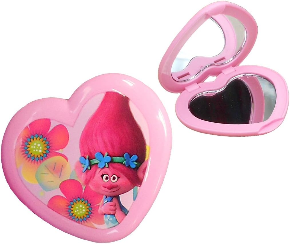 Trolls Heart Shaped Pocket Mirror