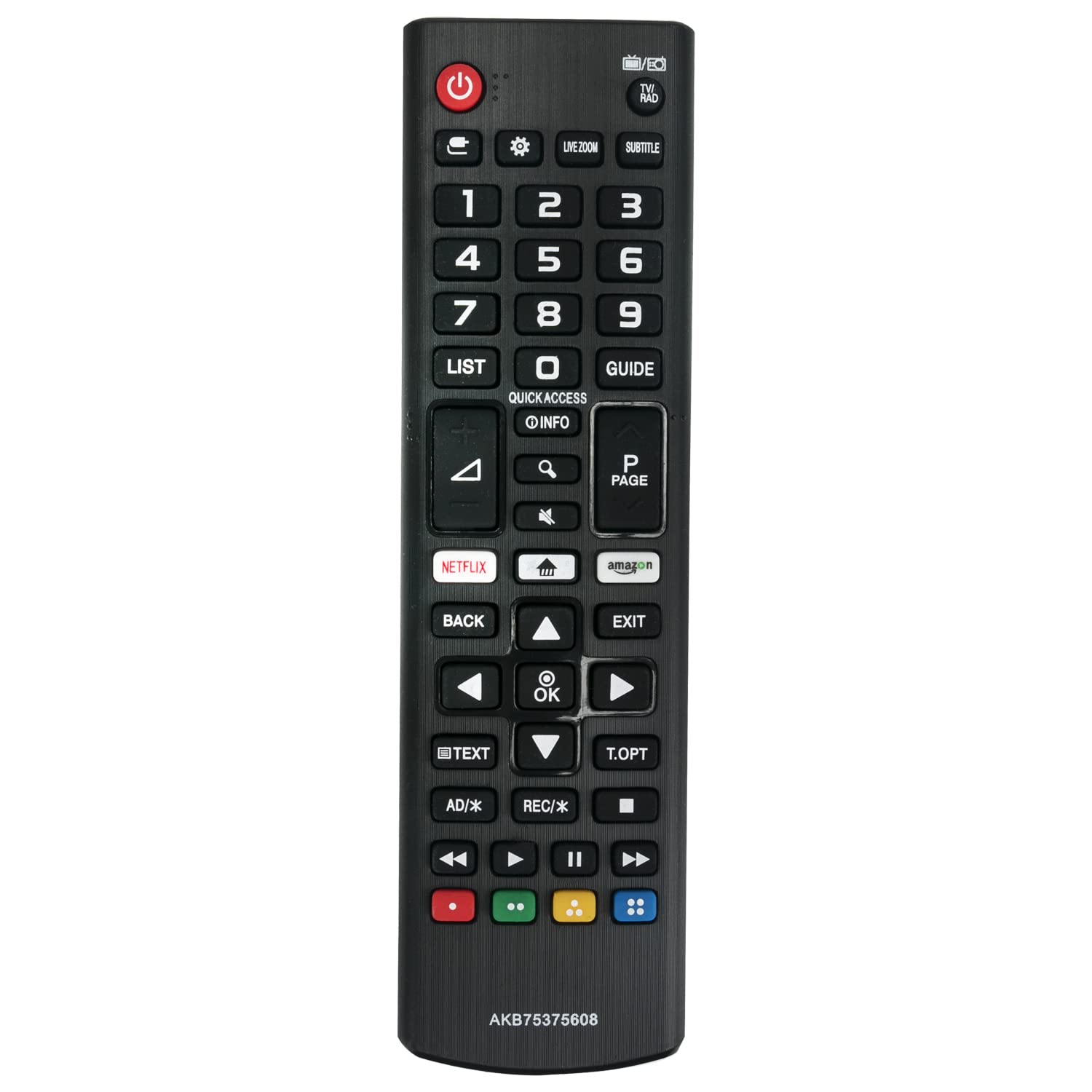 AKB75375608 Replacement Remote Control Fit for LG ULTRA HD 4K TV 55UK6550PLD 65UK6950PLB 65UK6710PLB 65UK6750PLD 70UK6950PLA 43UK6470PLC 43UK6450PLC 43UK6400PLF 43UK6390PLG 49UK6470PLC