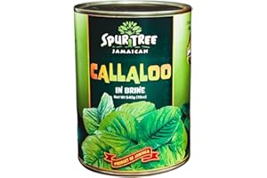 Spur Tree Jamaican Callaloo in Brine – Authentic Jamaican Greens, Ready-to-Use, Perfect for Vegan & Caribbean Dishes, 19oz Can