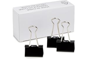 �鶹�� Basics Binder Paper Clip, Medium, 8-Pack (12 Clips per pack)