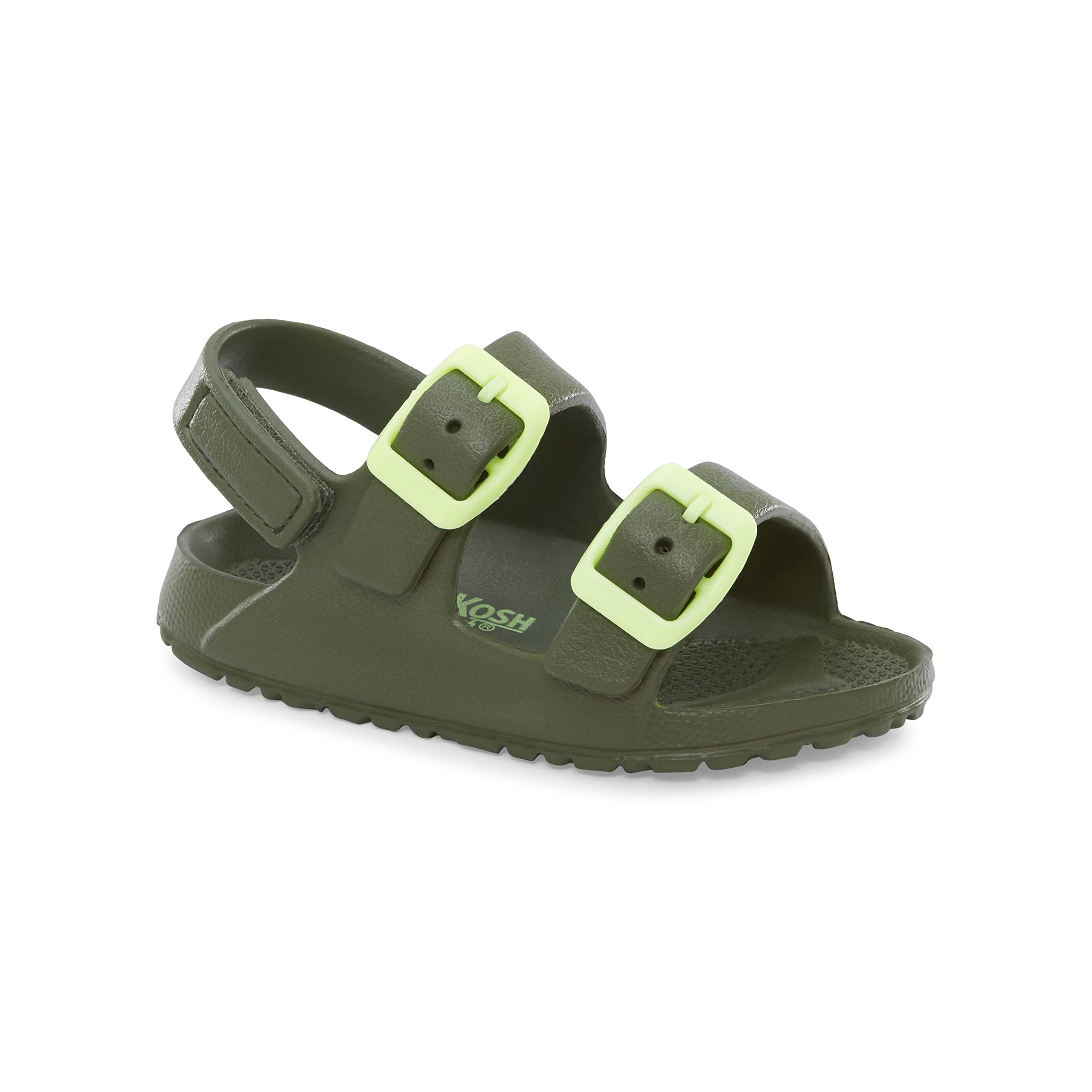 View 1 of OshKosh B'Gosh Boys Rivar Sandal, Olive/Lime