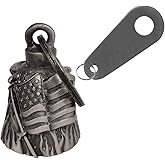 Motorcycle Bell with Hanger for Biker, Good Luck Biker Bells & Motorcycle Accessories, Keychain Luck Bell