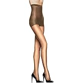 Hanes Silk Reflections Control Top Sheer Toe Silky Sheer High Waisted Pantyhose