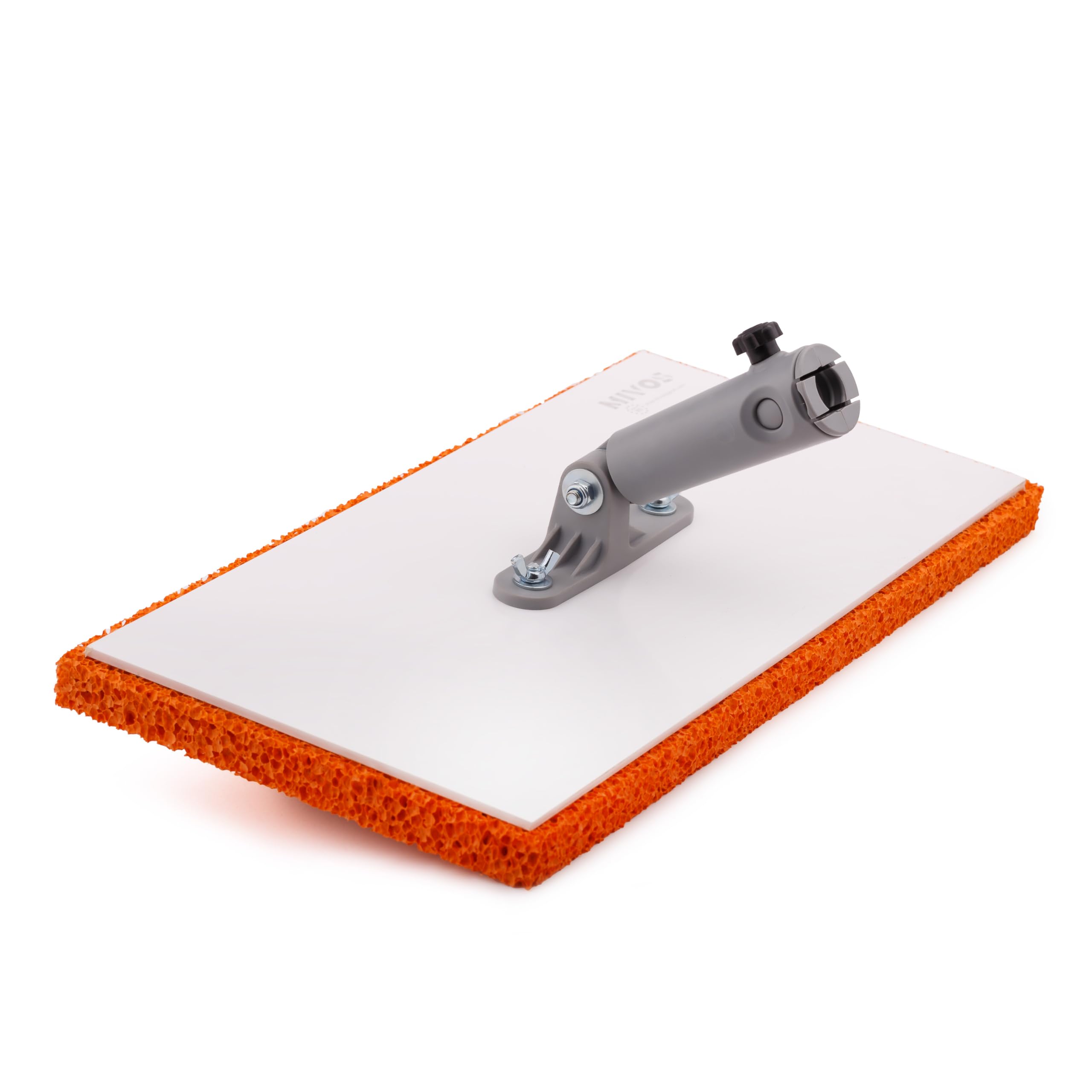 MIVOS Smoothing Trowel with Sponge Rubber Coating for Plaster - Rubbing Board - Plastering Trowel for Smoothing Surfaces and Other Materials - Sponge Board for Plaster 400 x 200 mm