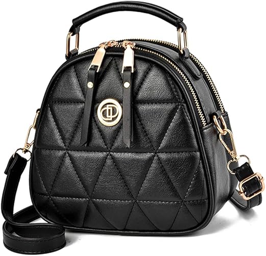 Amazon Manukoriショルダーバッグ レディース 小さめ ミニバッグ 斜めがけバッグ 軽量 防水 コンパクトbag For Women 黒三角形 Manukori ショルダーバッグ