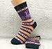 Moon Wood Womens Warm Socks Winter Vintage Style Socks Thick Knit Wool Crew Socks Christmas Soft Socks Christmas Gifts