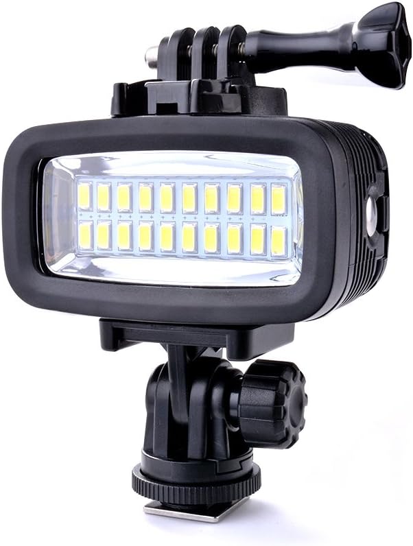 Sunix® 40m Waterproof Diving Light, Rechargeable & Dimmable LED Video